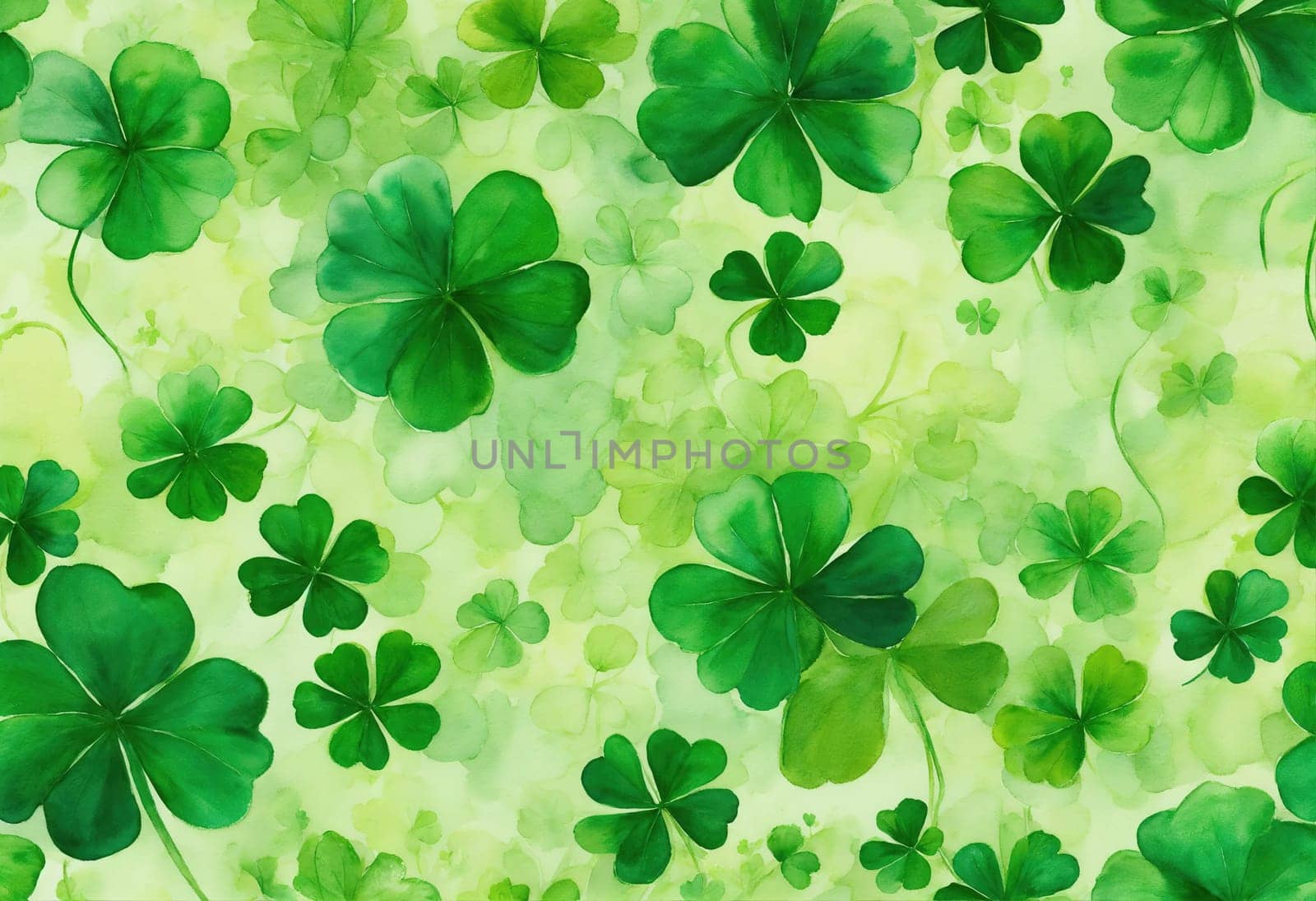 Clover for St. Patrick's Day. Generative AI. High quality illustration