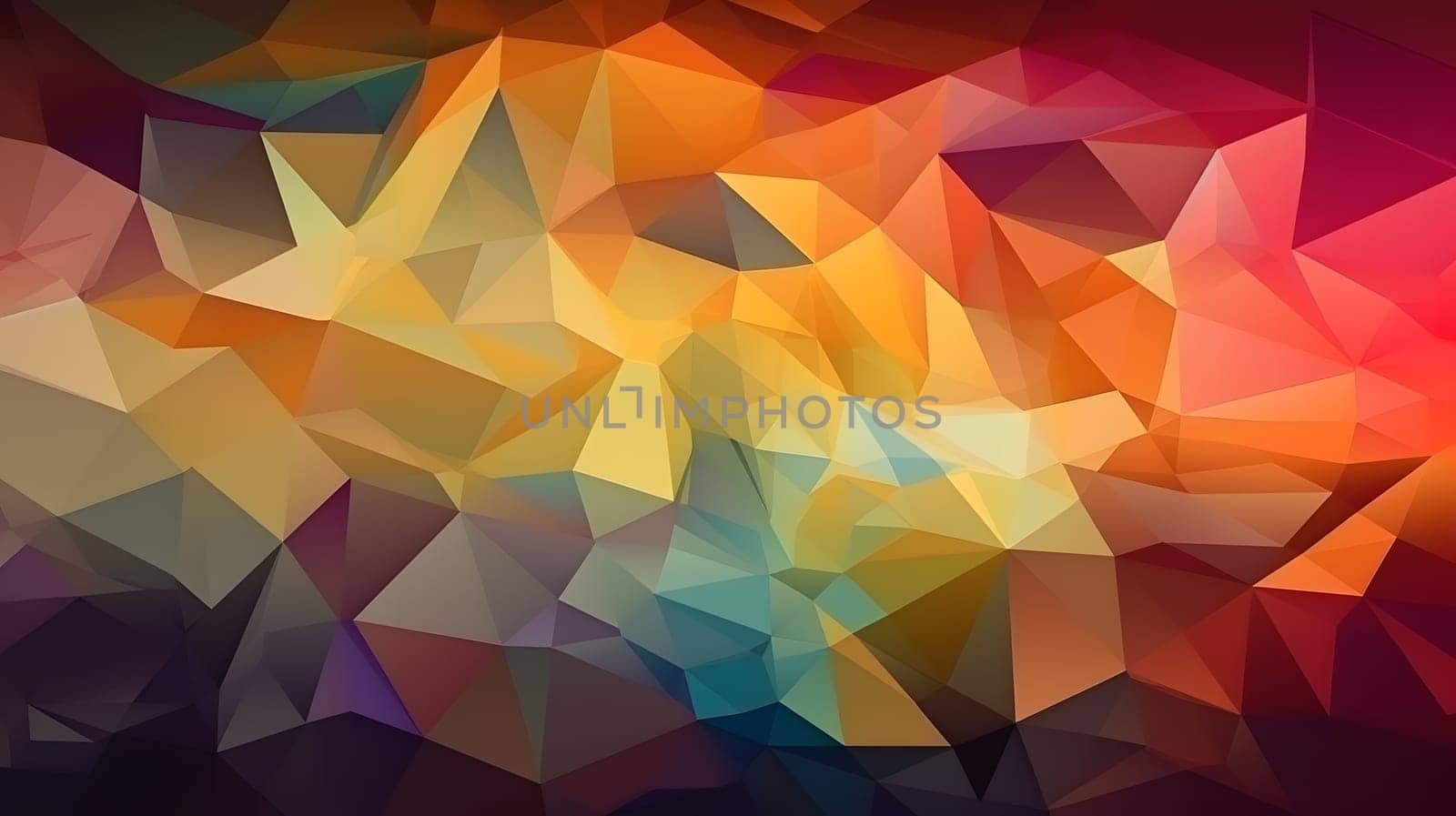 Colorful polygonal mosaic texture. High quality photo