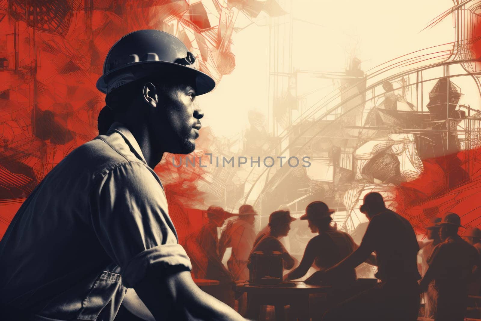 Labor Day and the importance of workers. Generative AI.