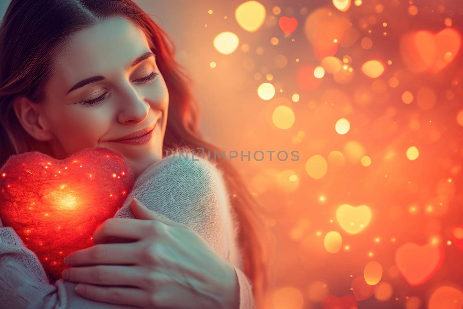 Woman and her hearts of pure love Pragma