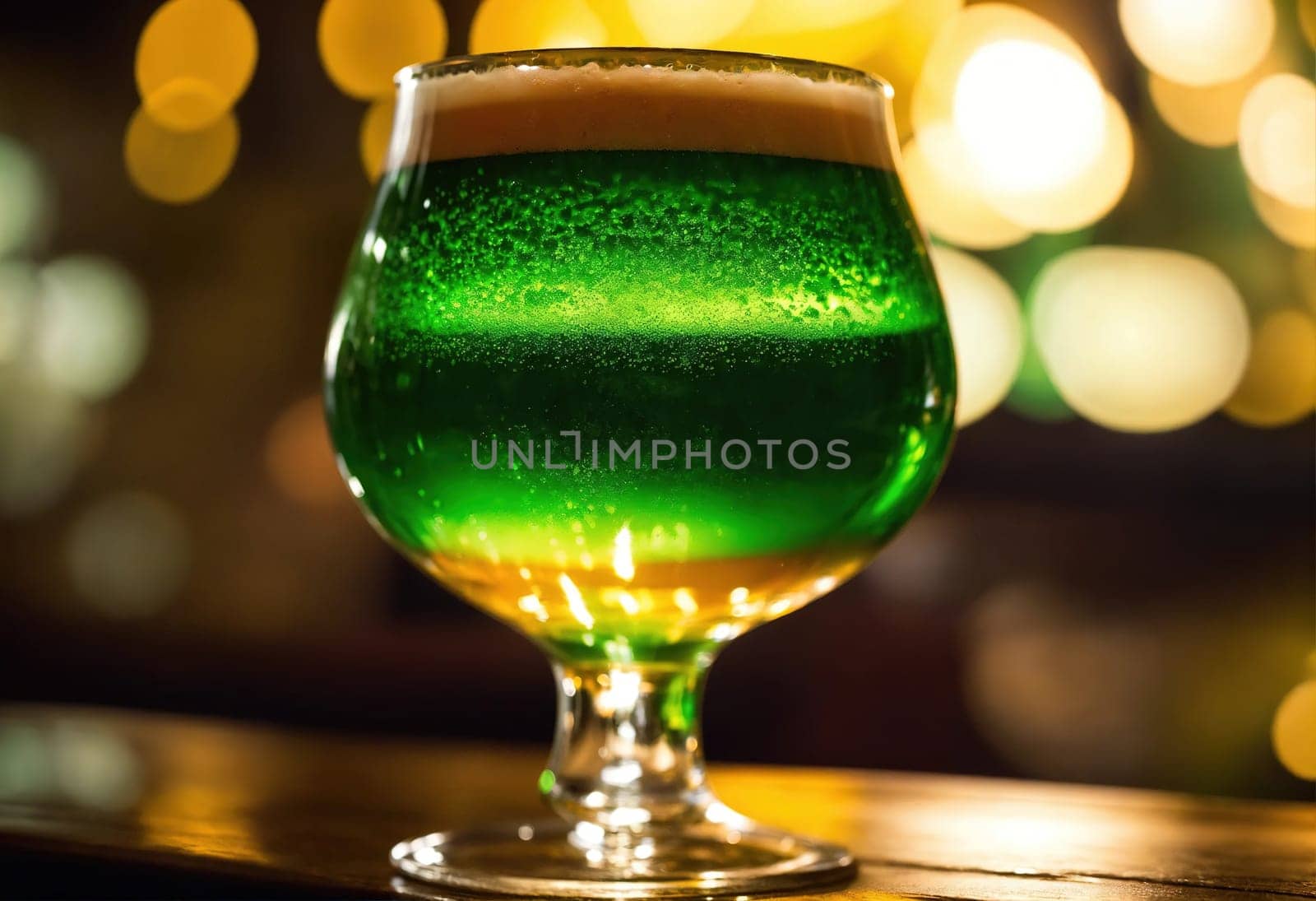 St. Patrick's Day Drinks. Generative AI. High quality illustration
