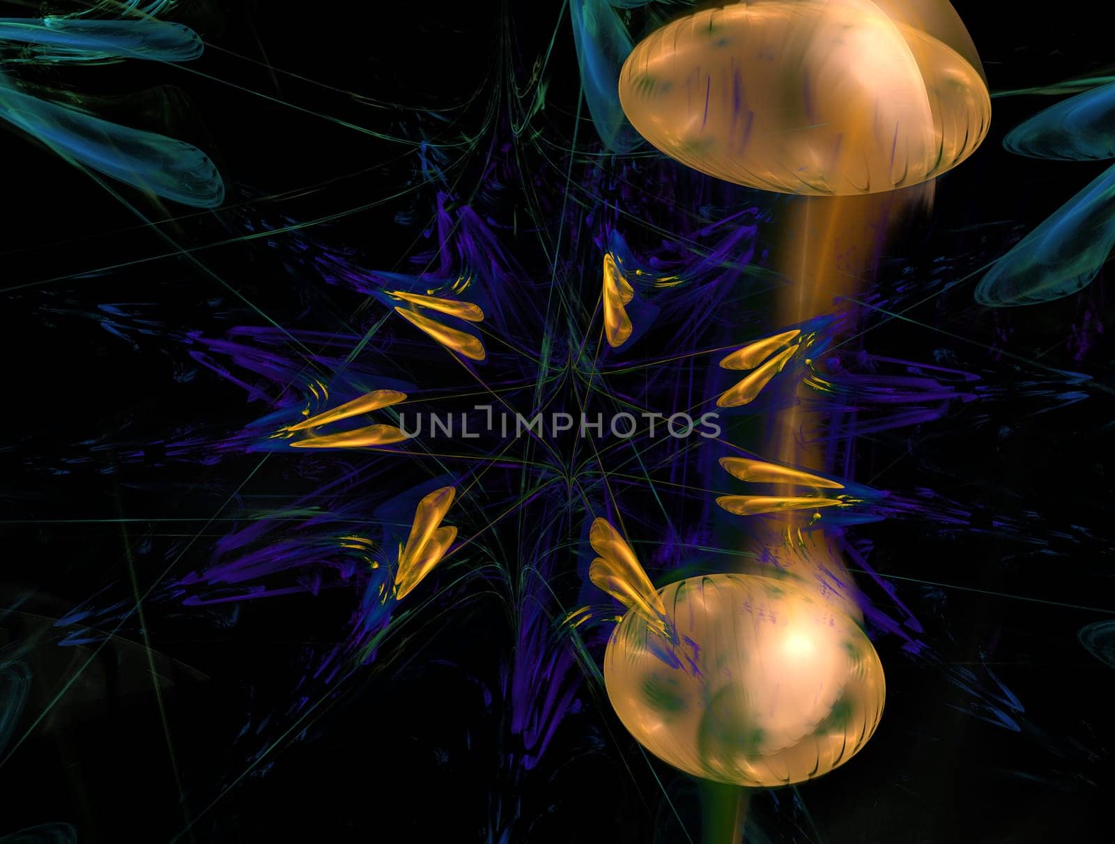 Imaginatory fractal abstract background Image by nikitabuida