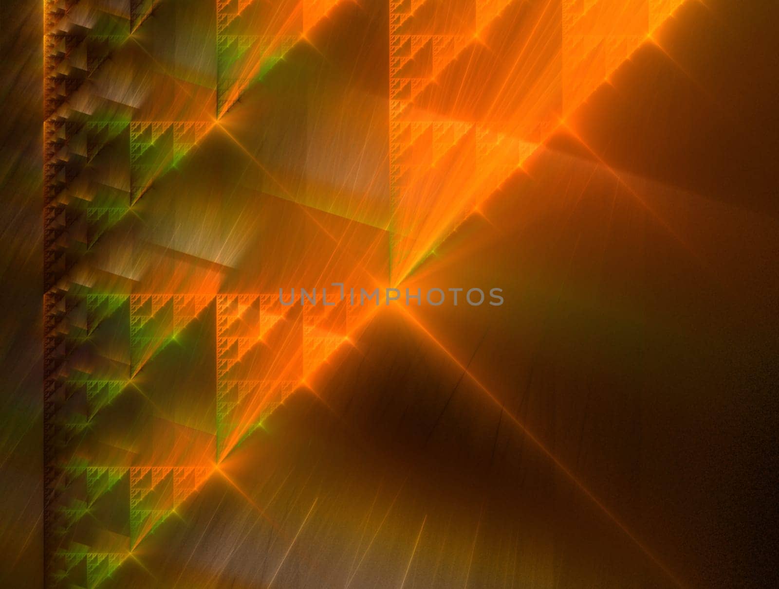 Imaginatory lush fractal texture image abstract background