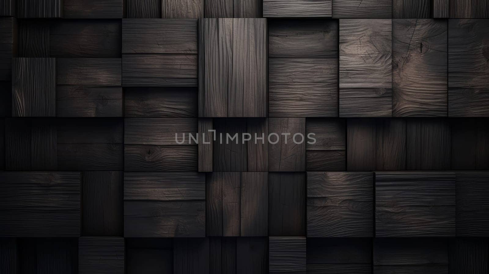 Beautiful luxury wooden background in a modern interior. Copy space. by Alla_Yurtayeva