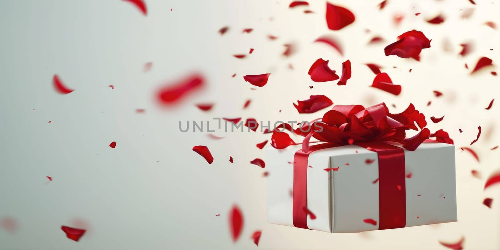 a gift box of romantic love on valentines day pragma by biancoblue