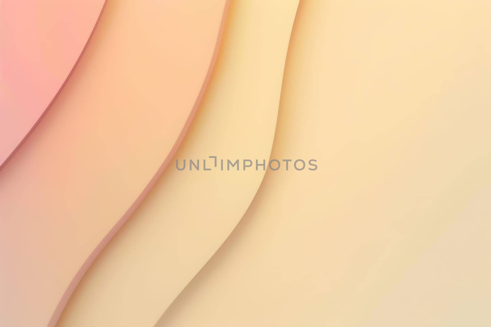 Soft pastel beige waves. Perfect for branding, elegant stationery, and creative projects. Nude gradient backdrop. Generative AI
