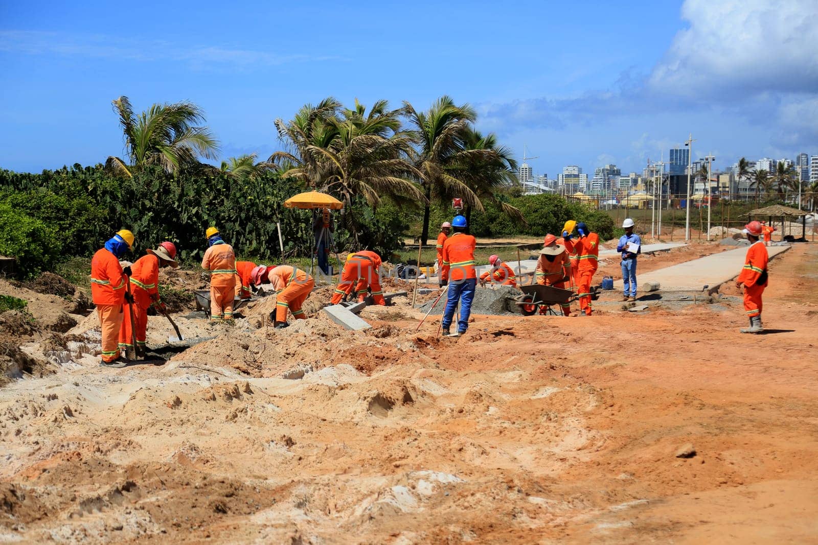 restoration work on Salvador's waterfront by joasouza