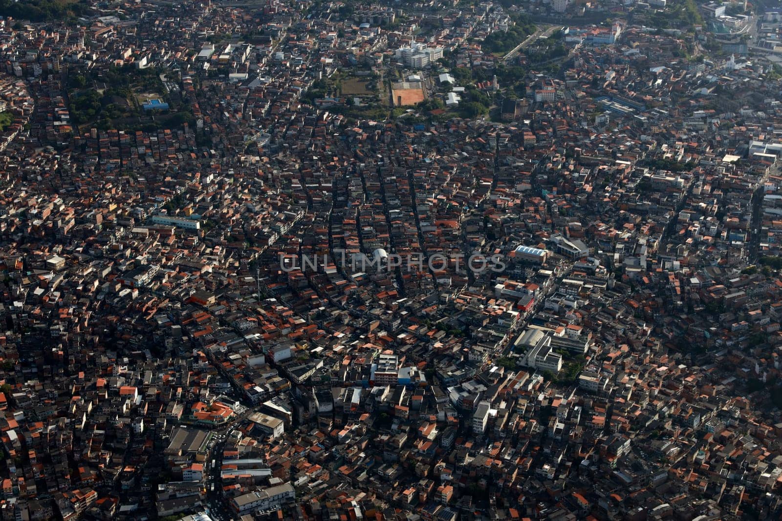 aerial view of the city of Salvador by joasouza