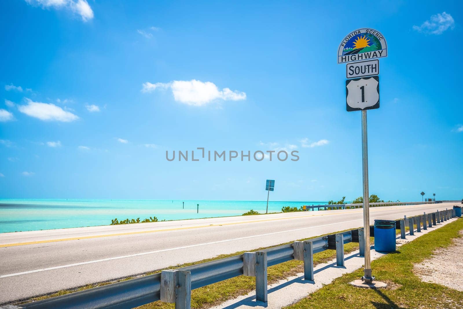 Florida scenic highway 1 on Florida Keys scenic drive by xbrchx