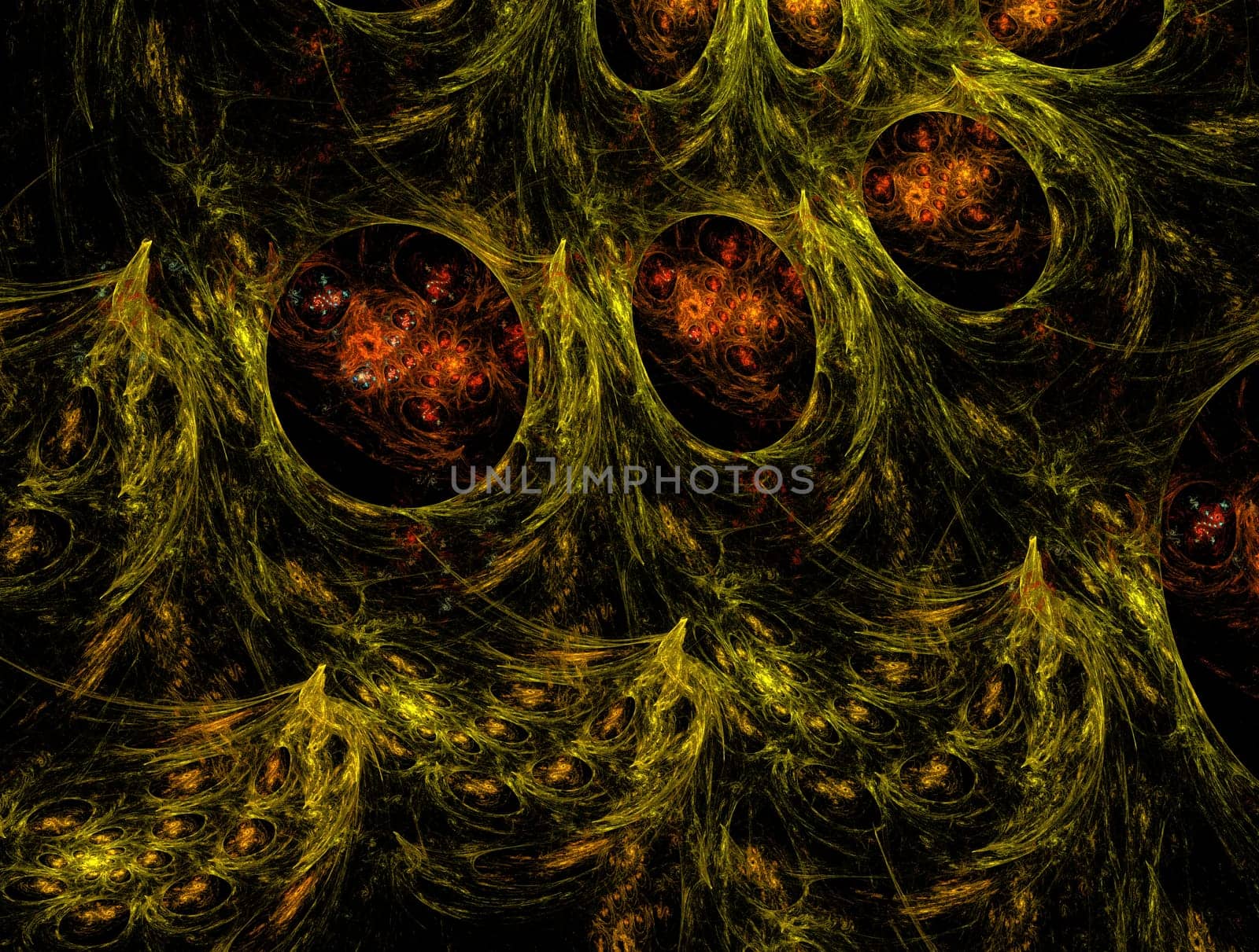 Imaginatory fractal abstract background Image by nikitabuida