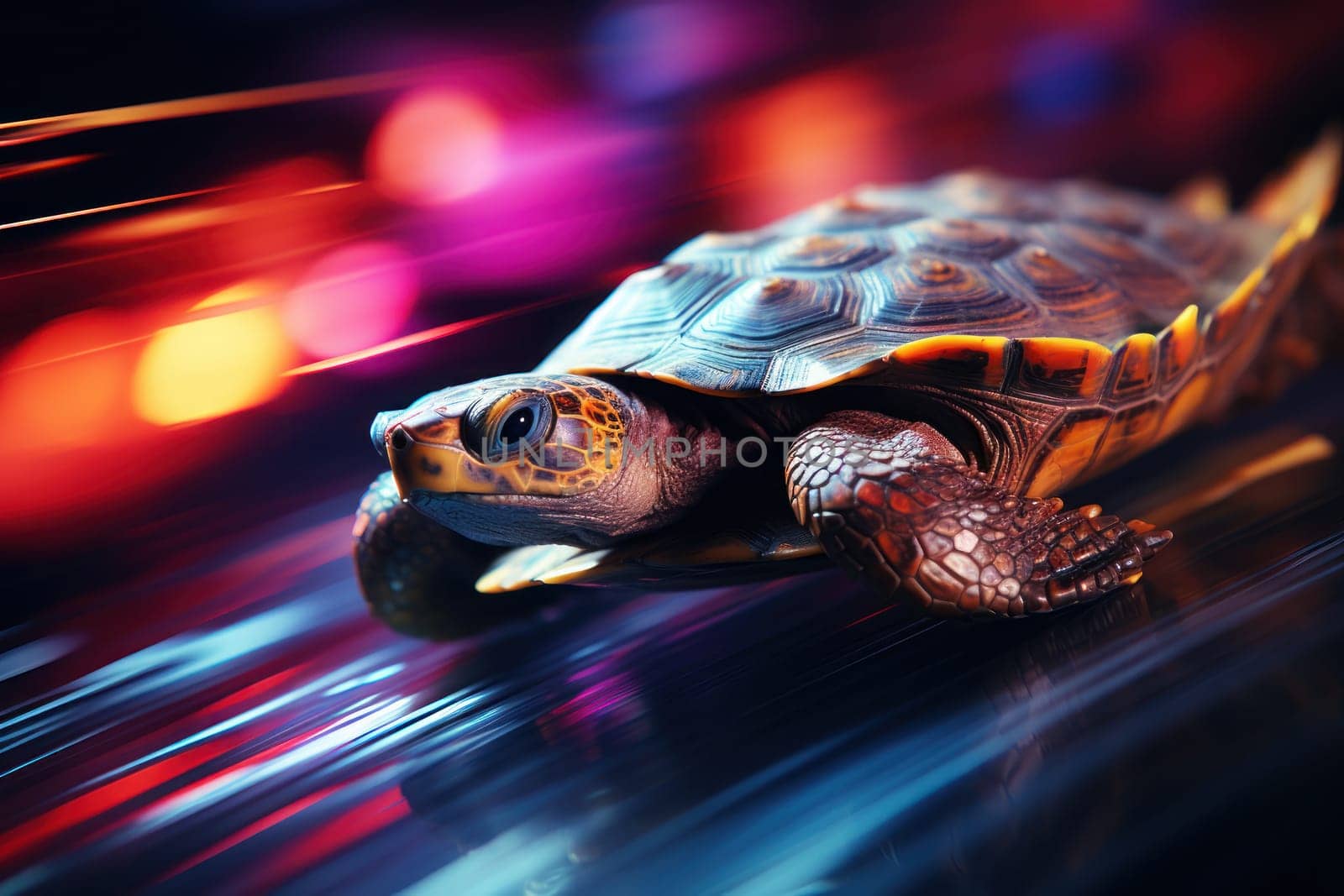 Turtle that runs at the speed of light. Generative AI.