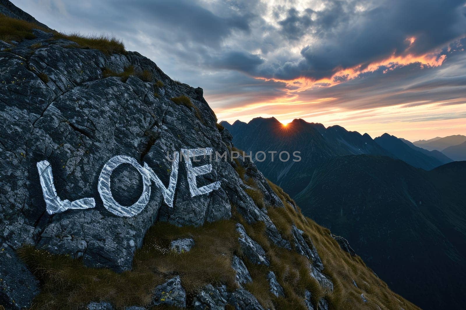 mountain landscape of love for hiking and travel pragma by biancoblue