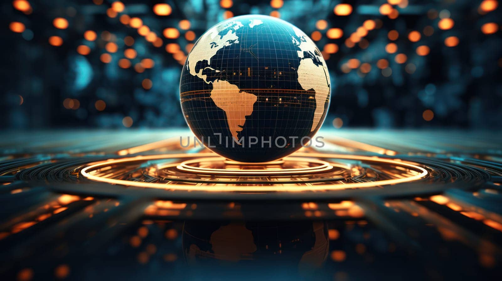 Connecting Continents: Global Sphere of Technology on a Blue Planet by Vichizh
