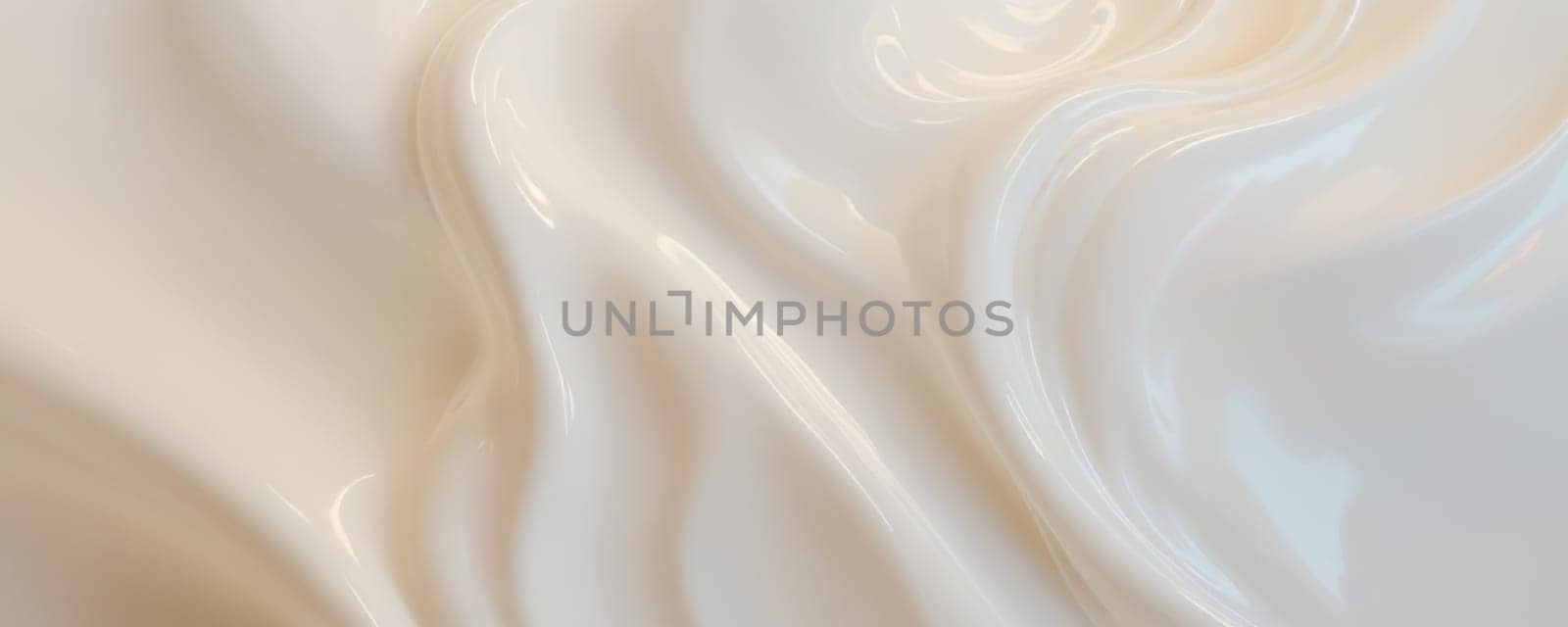 Smooth and Flowing Pattern in White and Cream by nkotlyar