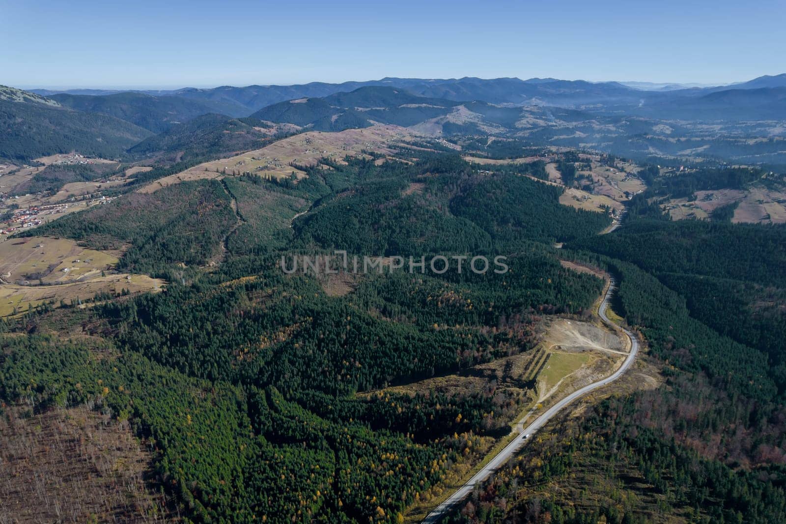 Autumn forest is rich tapestry of colors, with leaves of all shapes and sizes. Crisp, cool air of mountains is invigorating and rejuvenating.