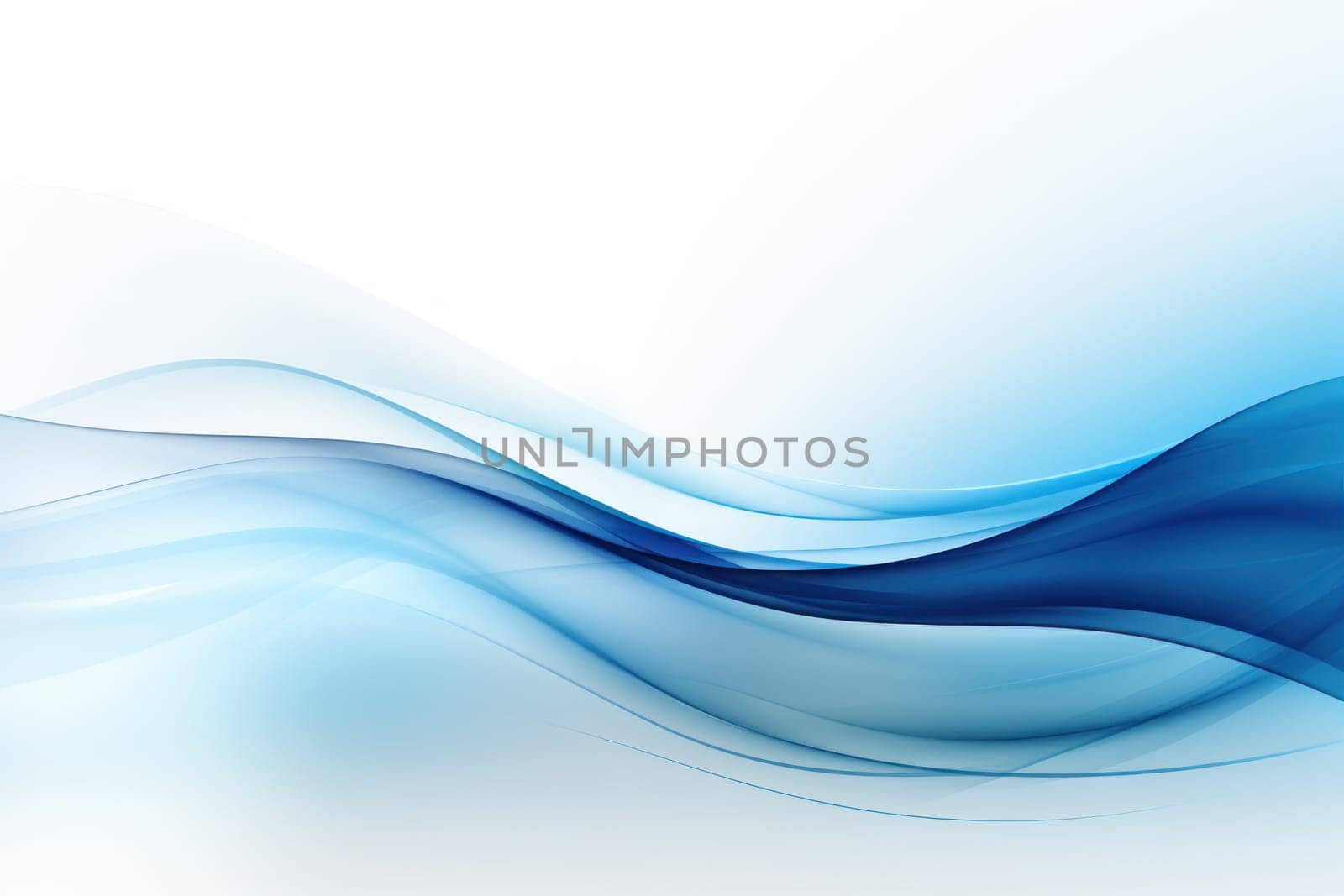 Blue modern business slide abstract background. Generative AI.