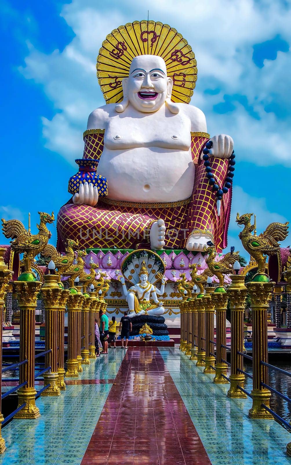 Wat Plai Laem Temple on Koh Samui, Surat Thani Province in Thailand