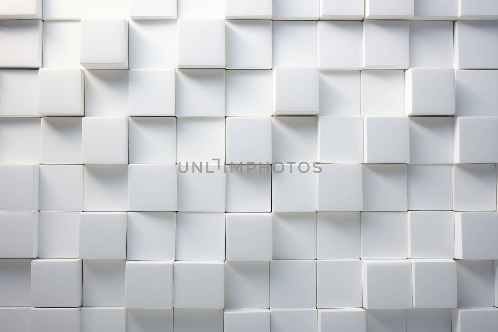 3D White Wall photo-realistic, ultra sharp. Generative Ai.