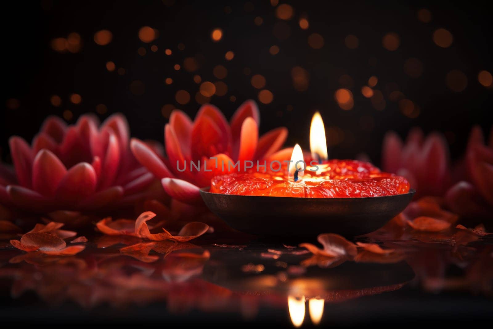 Diwali is an Indian holiday, the festival of fire. Generative AI.