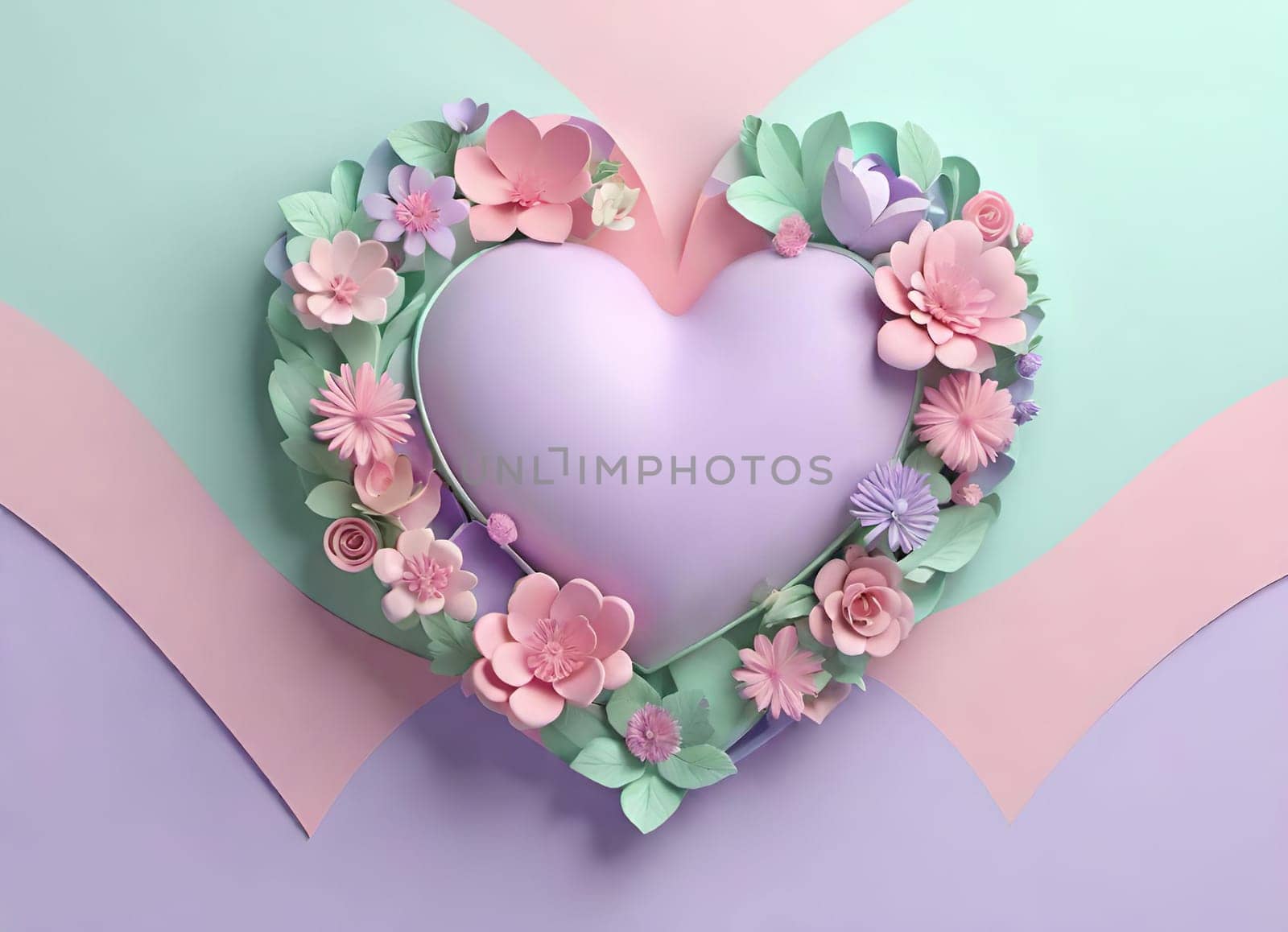 Valentine's Day background with hearts by yilmazsavaskandag