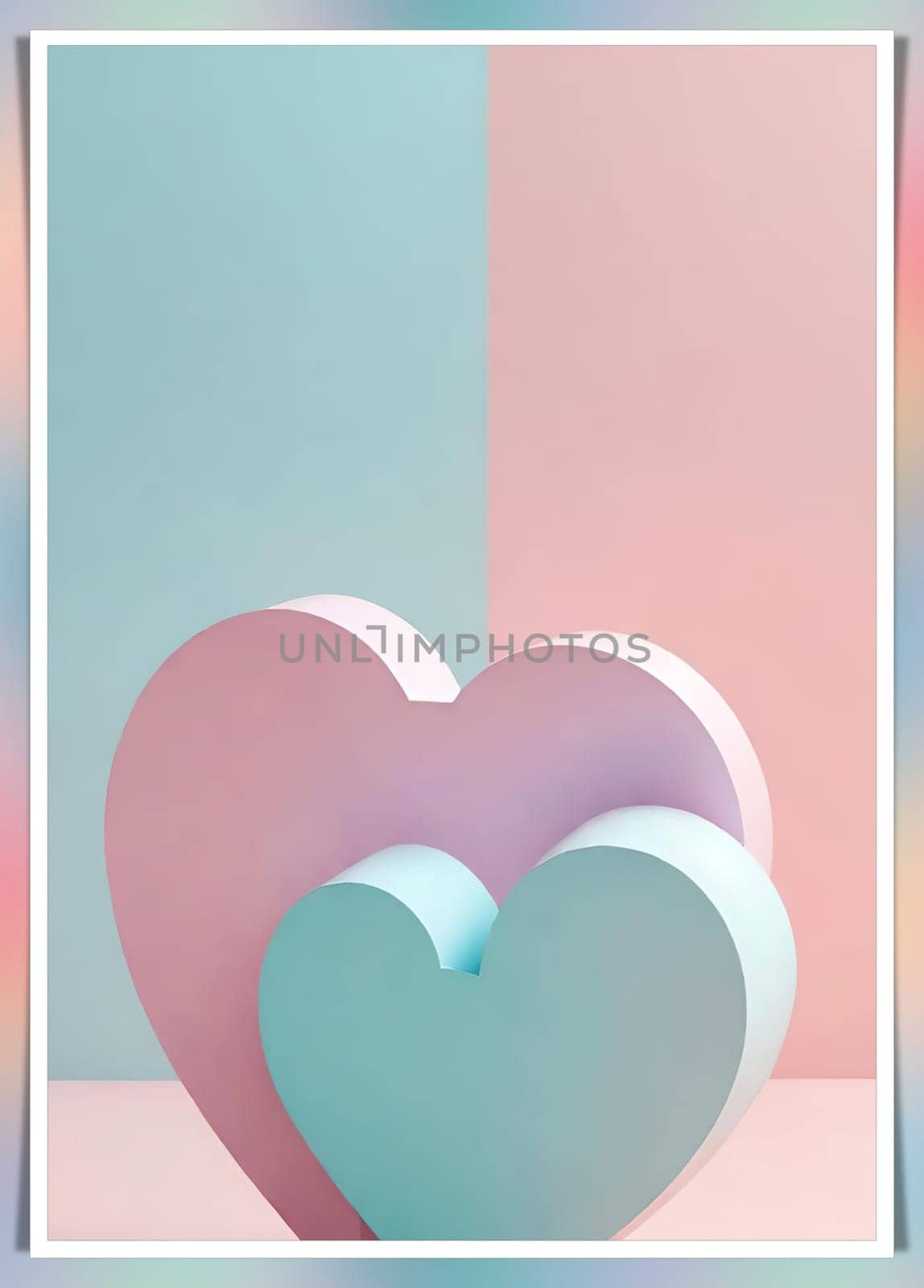 Valentine's Day background with hearts by yilmazsavaskandag