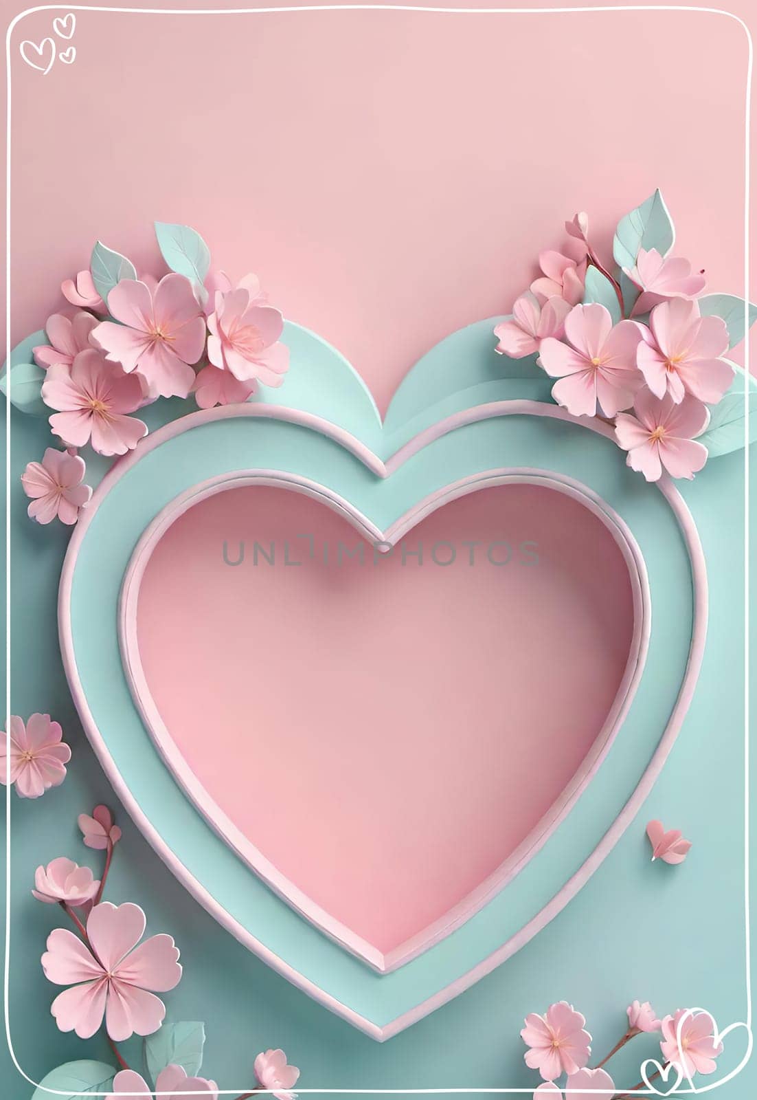 Valentine's Day background with hearts . by yilmazsavaskandag