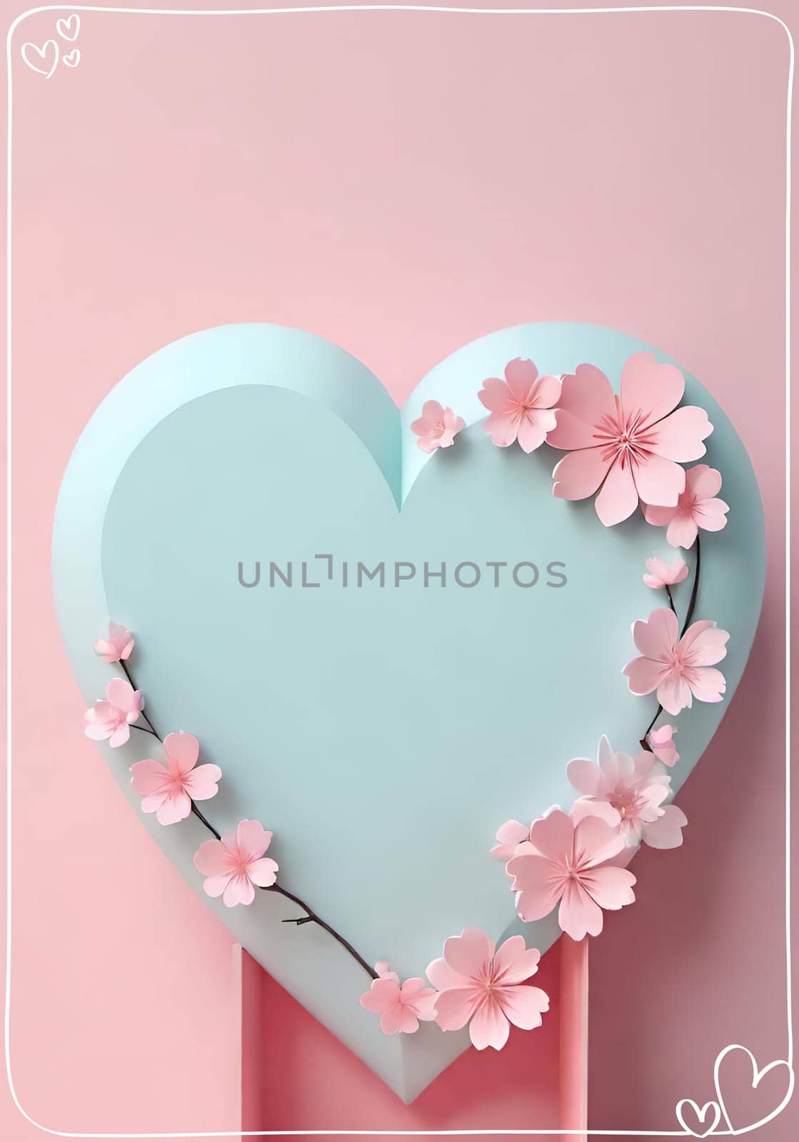 Valentine's Day background with hearts . by yilmazsavaskandag