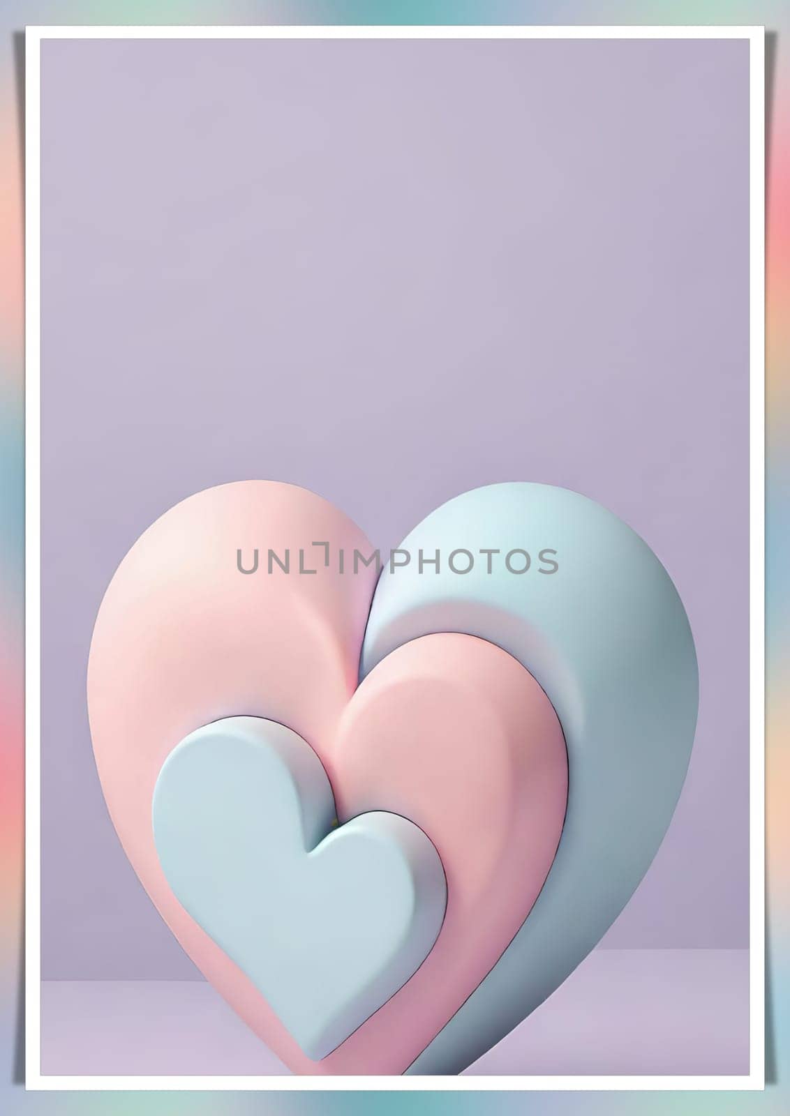 Valentine's Day background with hearts . by yilmazsavaskandag