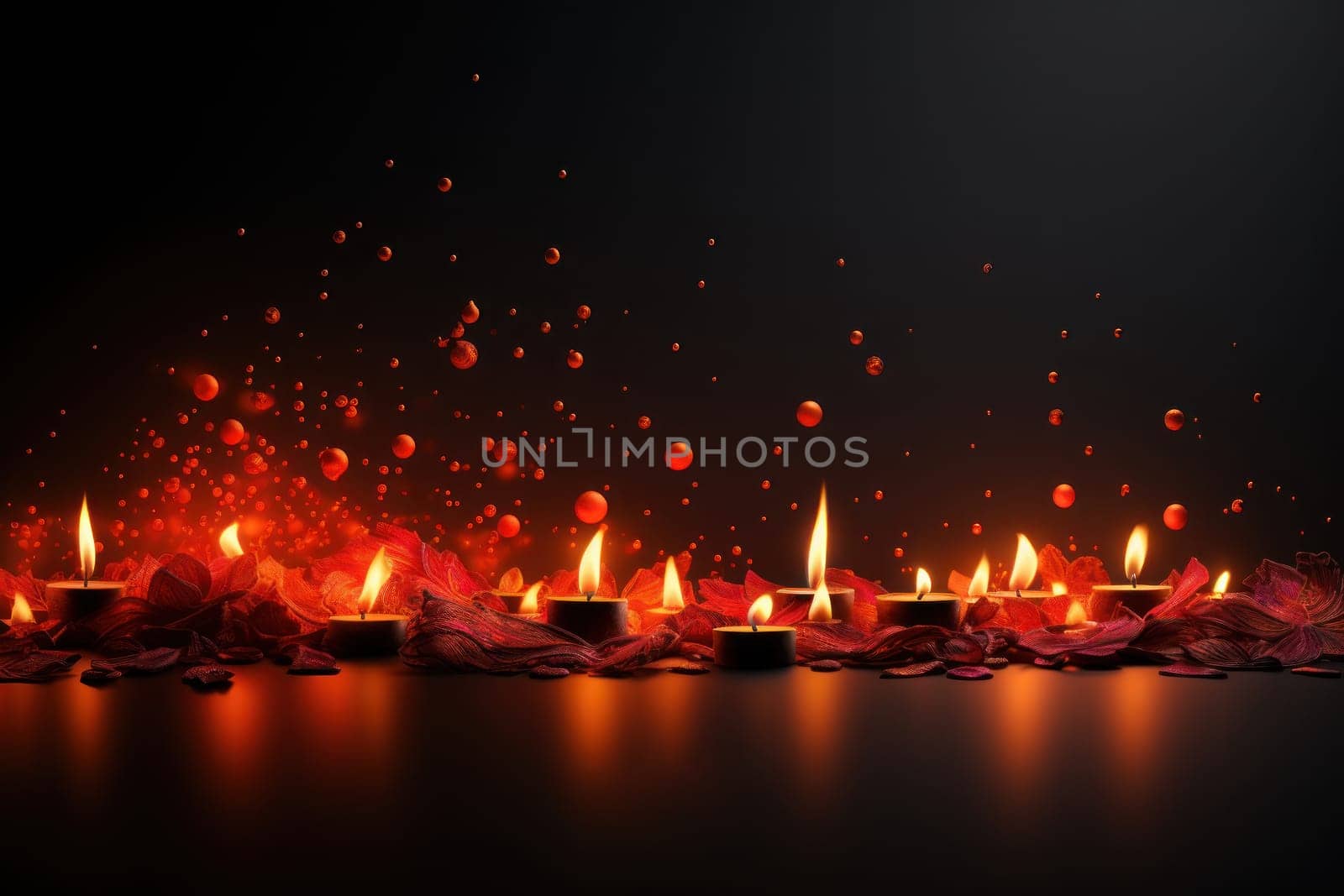 Diwali is an Indian holiday, the festival of fire. Generative AI.