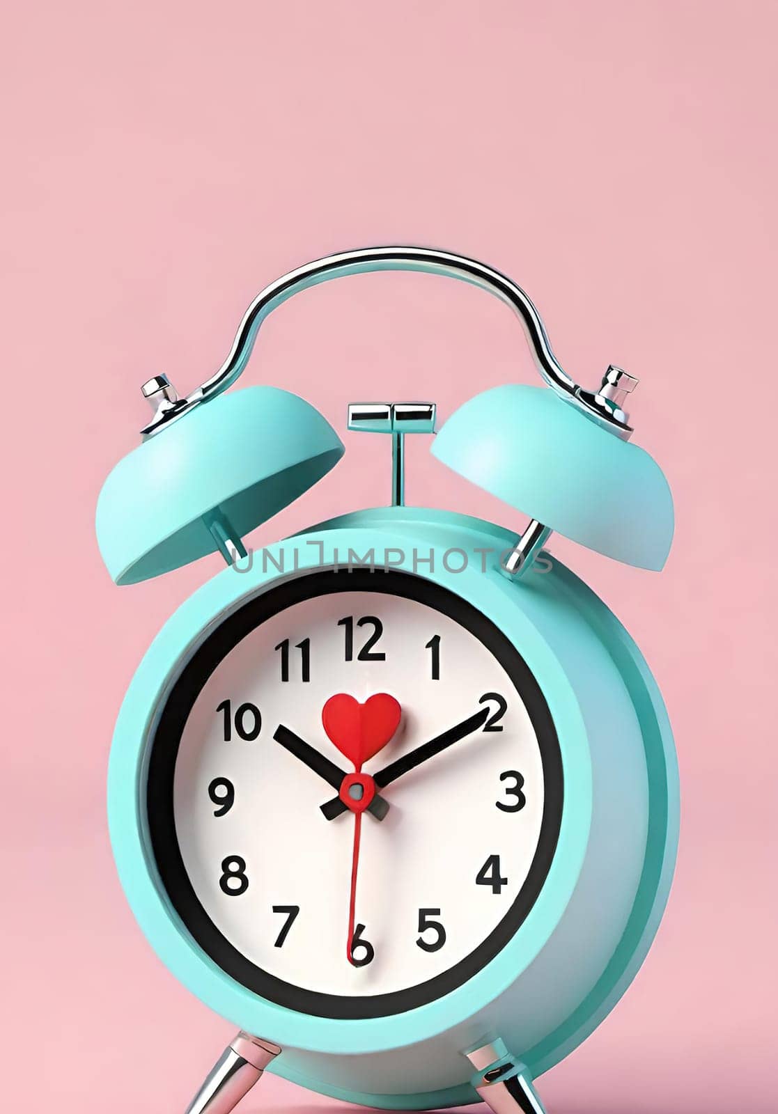 Retro alarm clock on a background. by yilmazsavaskandag