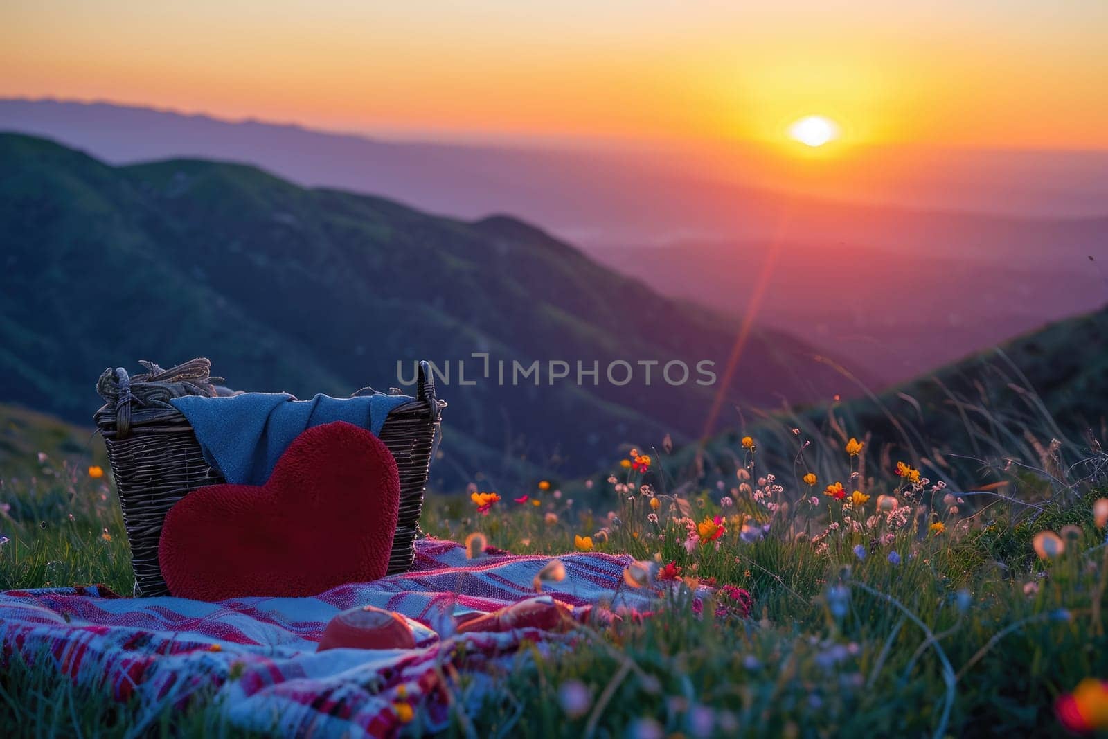 romantic sunrise mountain hiking with love of travel pragma