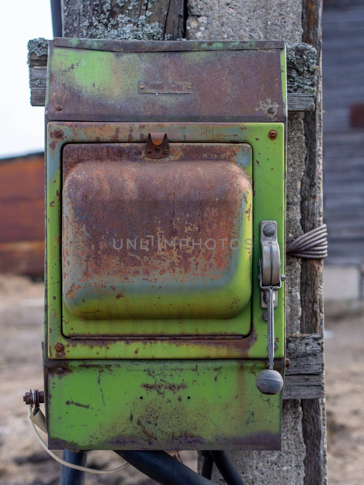 old electronic control panel