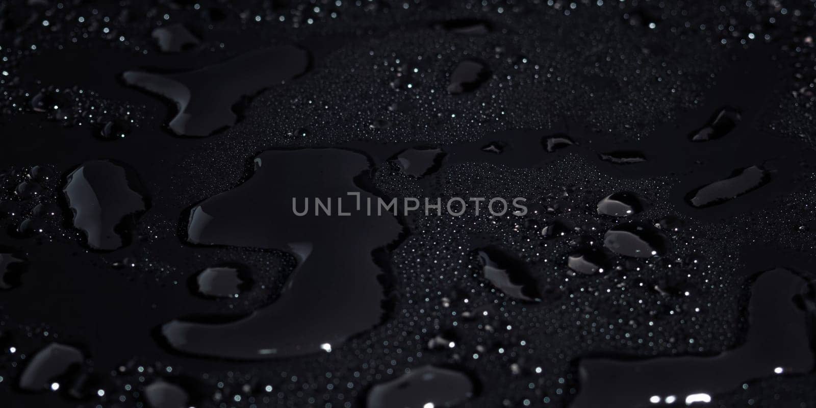 Water drops on black background by Andre1ns