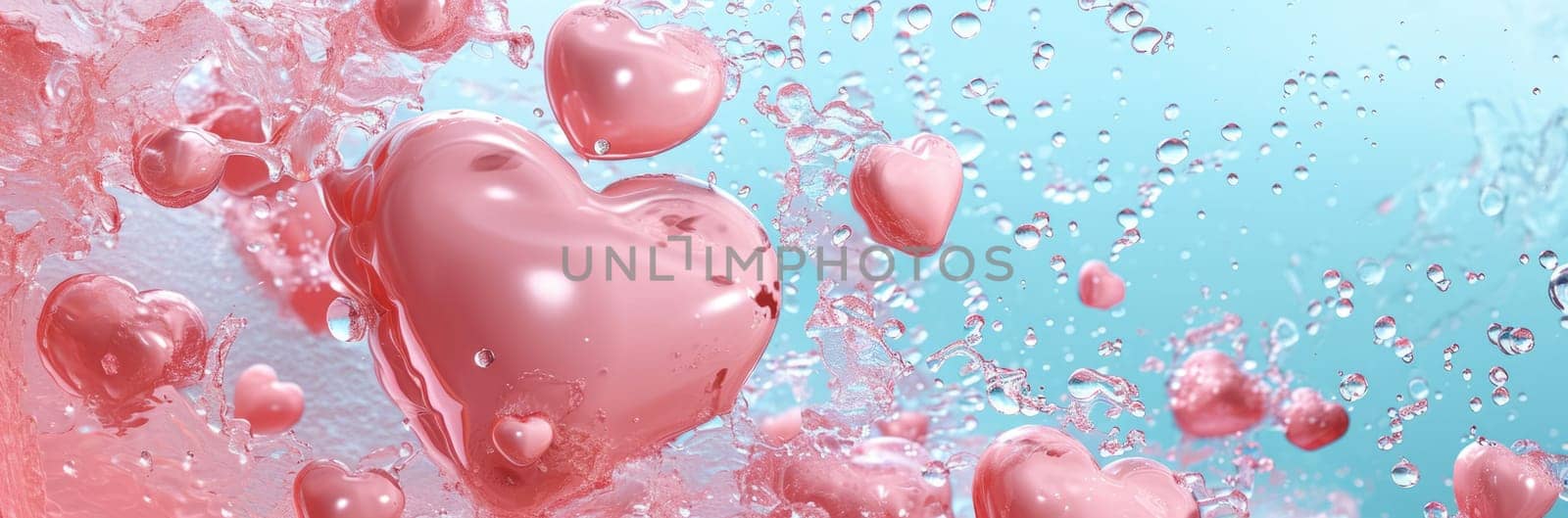 pink hearts valentines day abstract background and design backdrop pragma