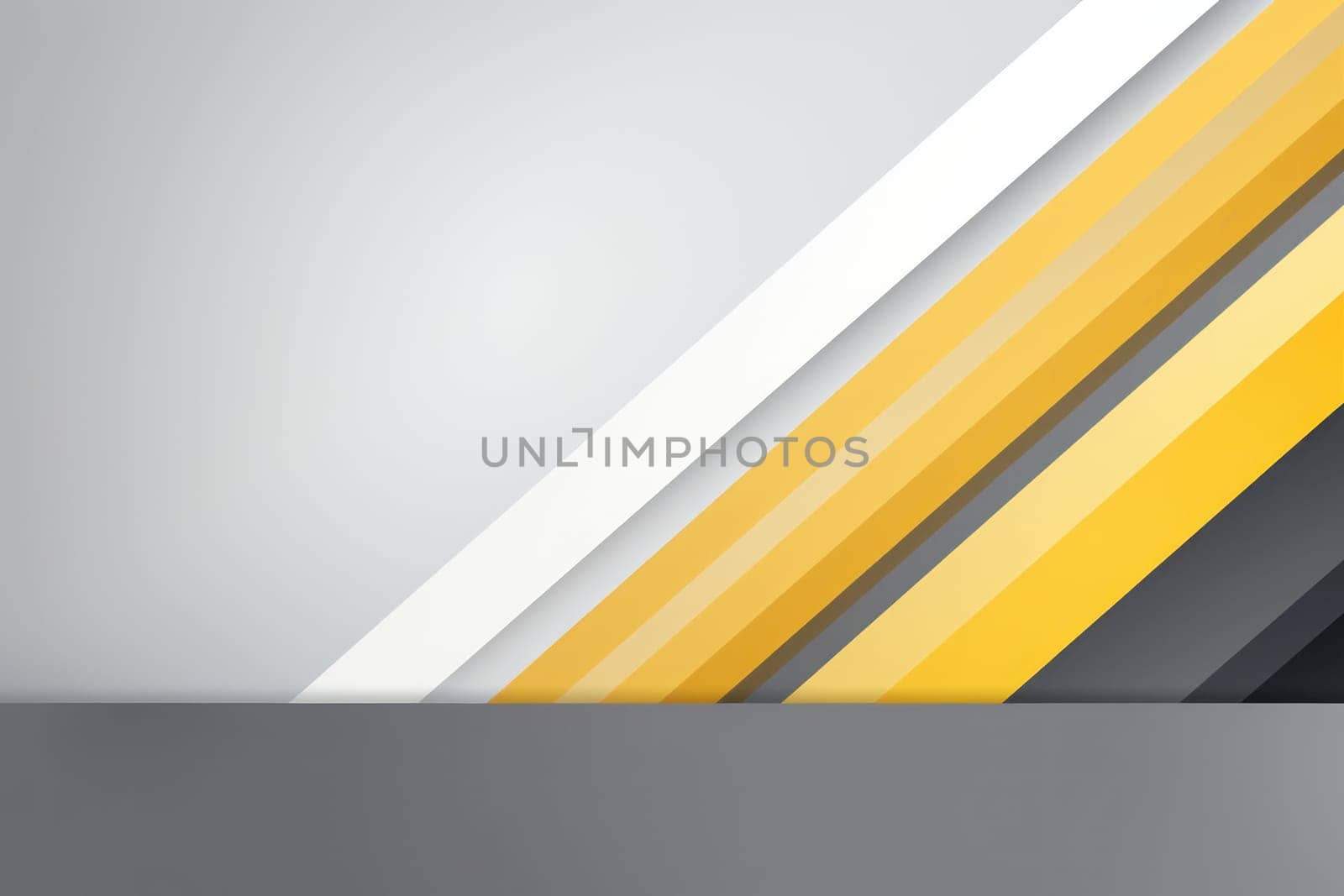 Business slide background gray and yellow.. Generative AI by golfmerrymaker