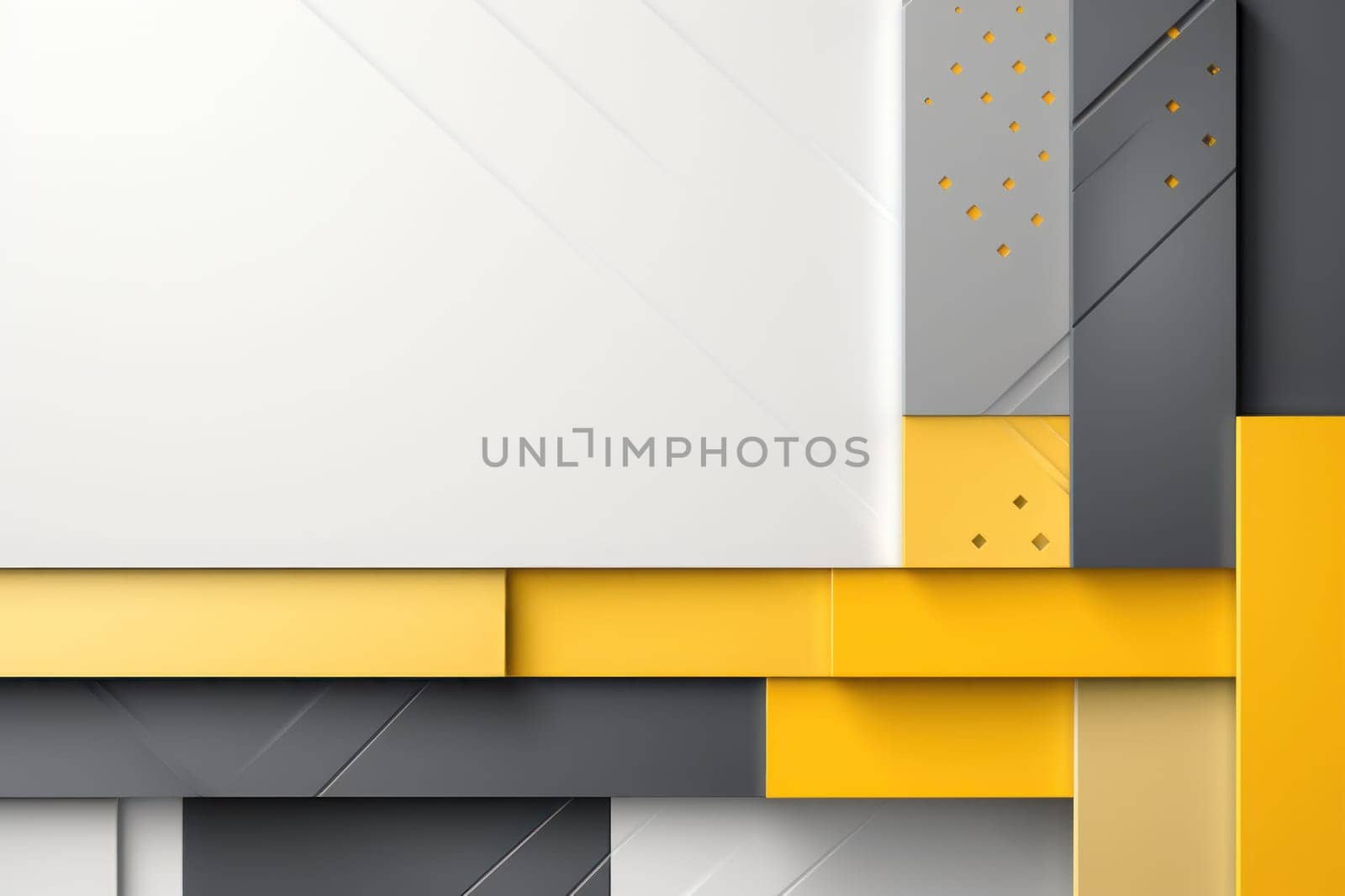 Business slide background gray and yellow.. Generative AI.