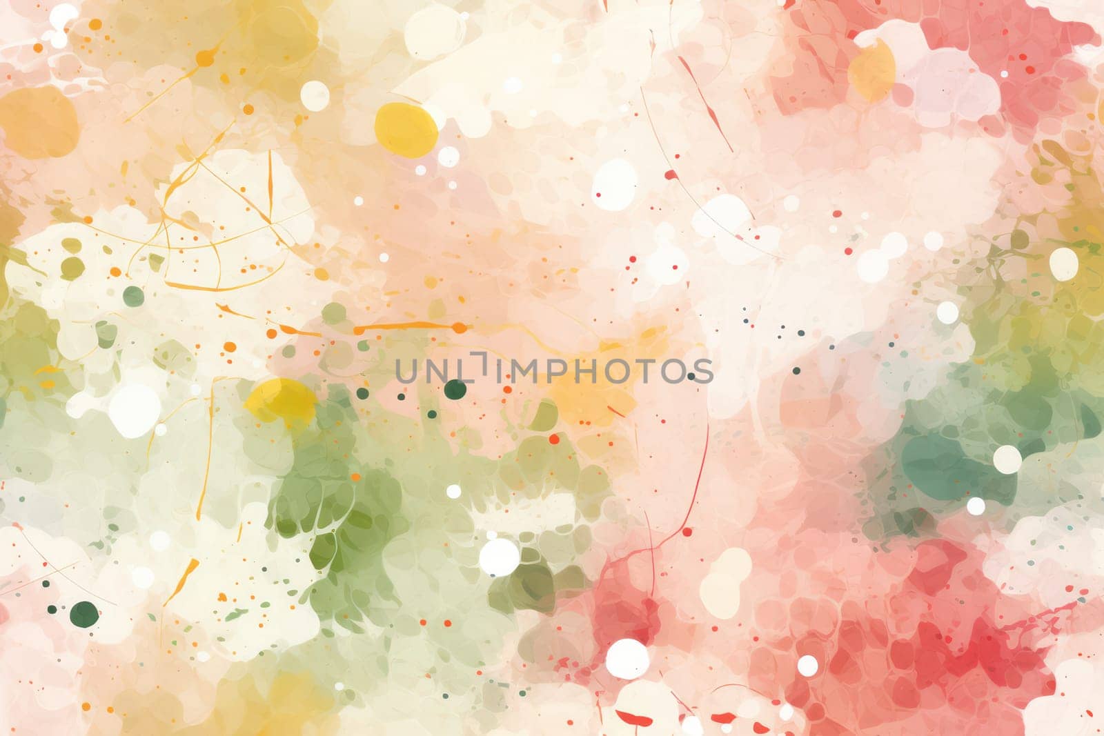 Colorful Abstract Watercolor Paint Splash on Textured Grunge Background: Artistic Brush Stroke Pattern
