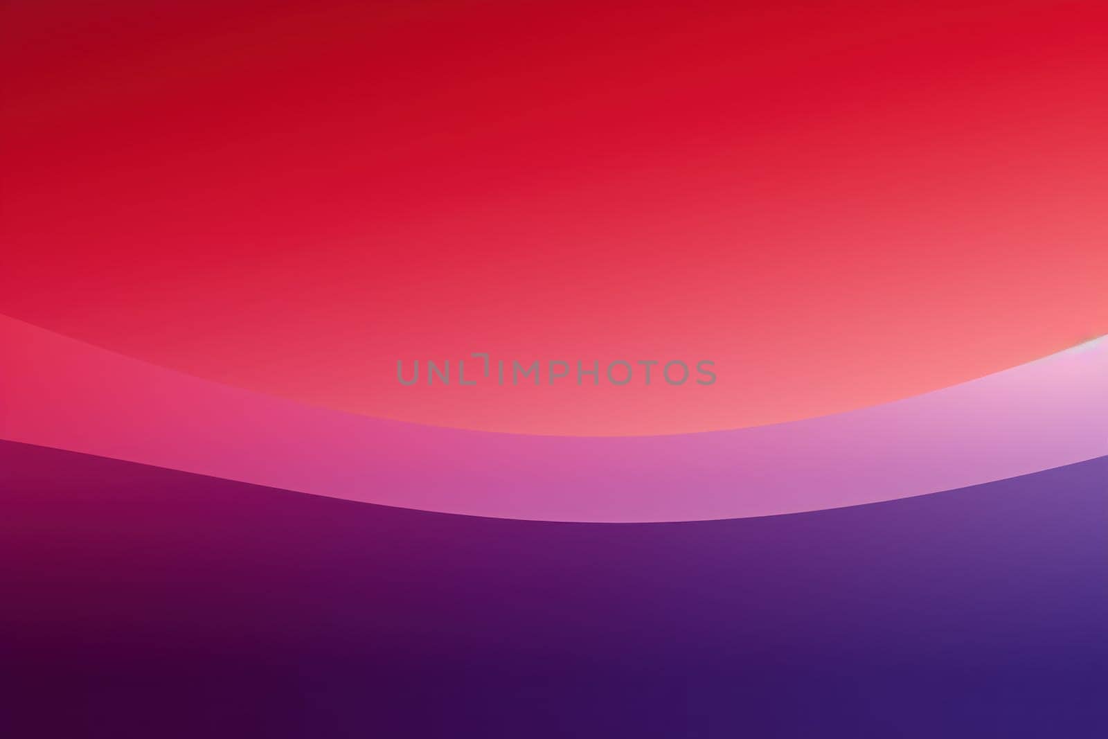 Red on a Purple background negative space Minimalism. Generative AI.