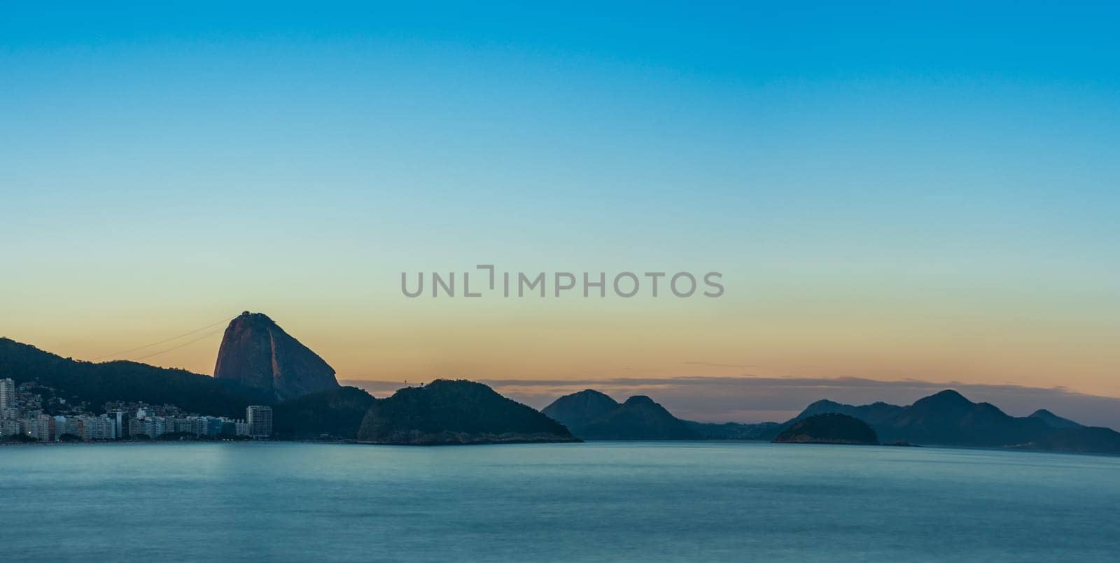 Serene Rio de Janeiro Dusk Panorama with Silky Water by FerradalFCG