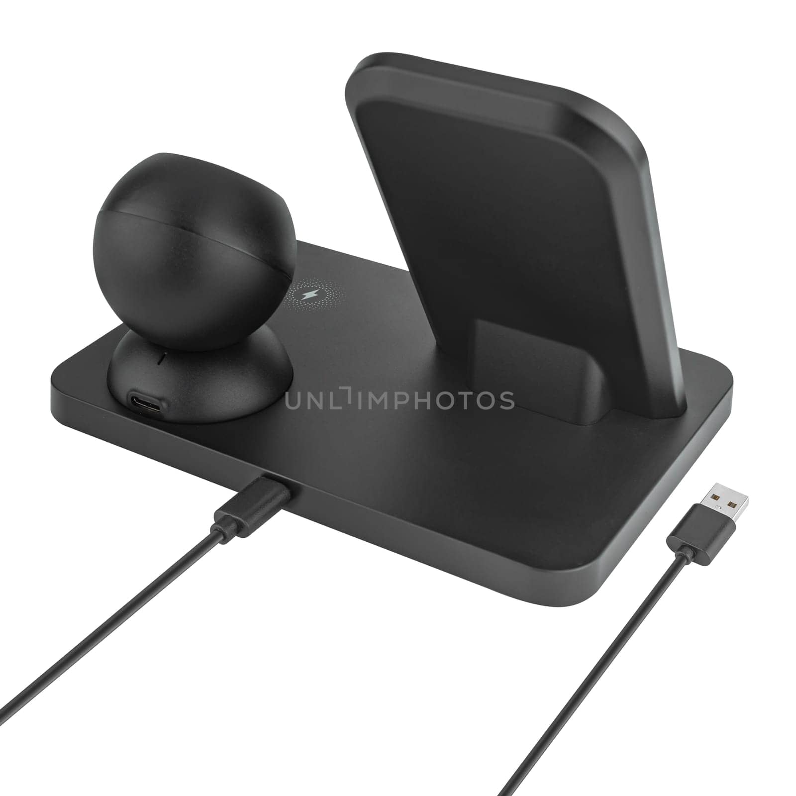 Wireless charging in the form of a phone stand