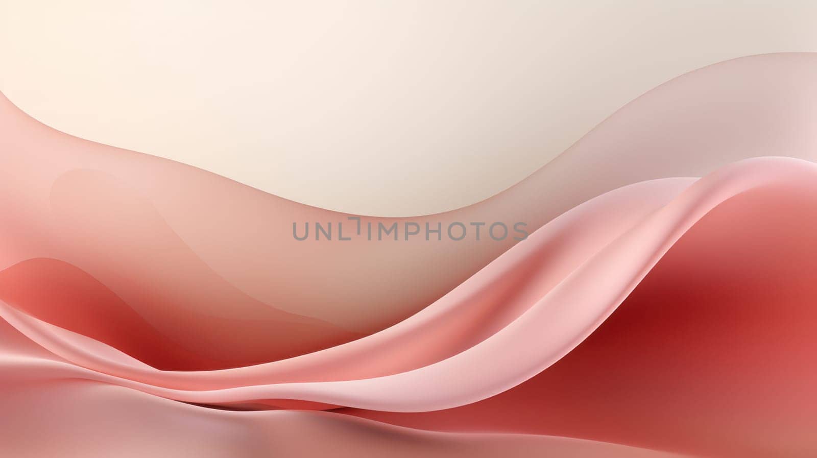 Elegant Pink Wave: A Modern Abstract Illustration of Curved Lines and Gradient Effect. by Vichizh