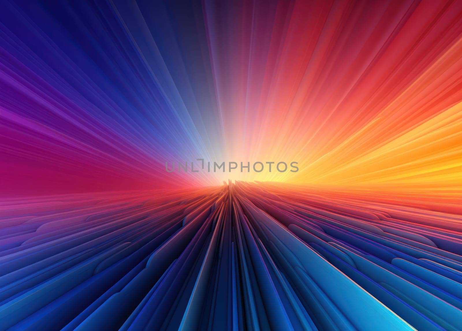 Abstract Neon Light Motion: A Vivid Journey Through Futuristic Geometry by Vichizh