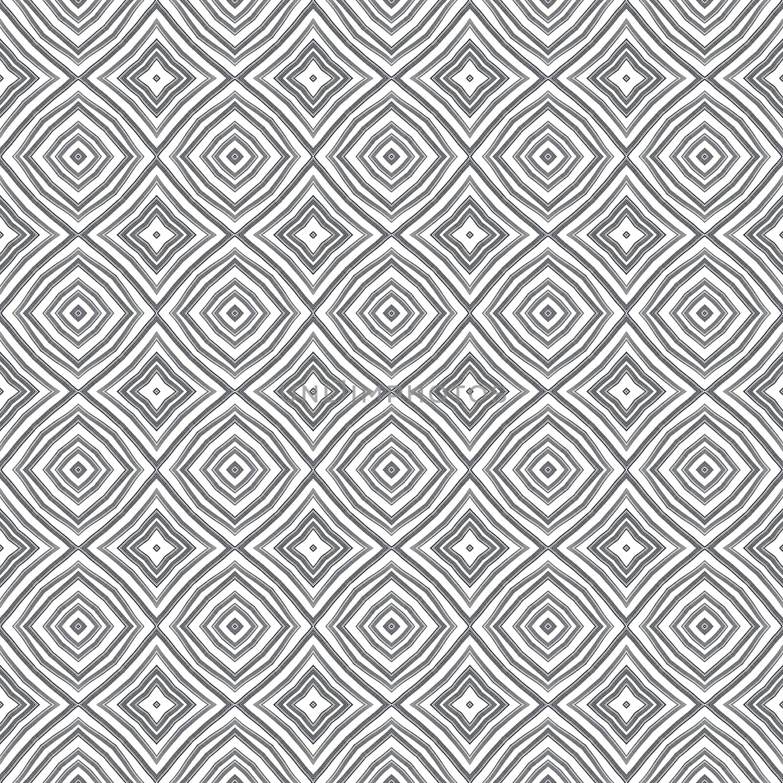 Chevron stripes design. Black symmetrical kaleidoscope background. Geometric chevron stripes pattern. Textile ready fascinating print, swimwear fabric, wallpaper, wrapping.