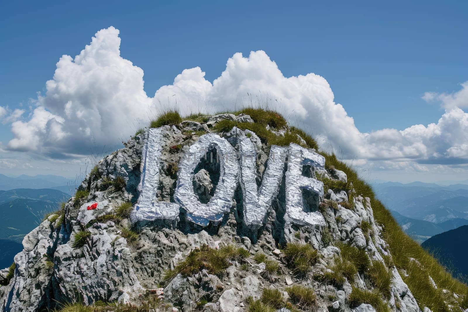 mountain landscape of love for hiking and travel pragma by biancoblue