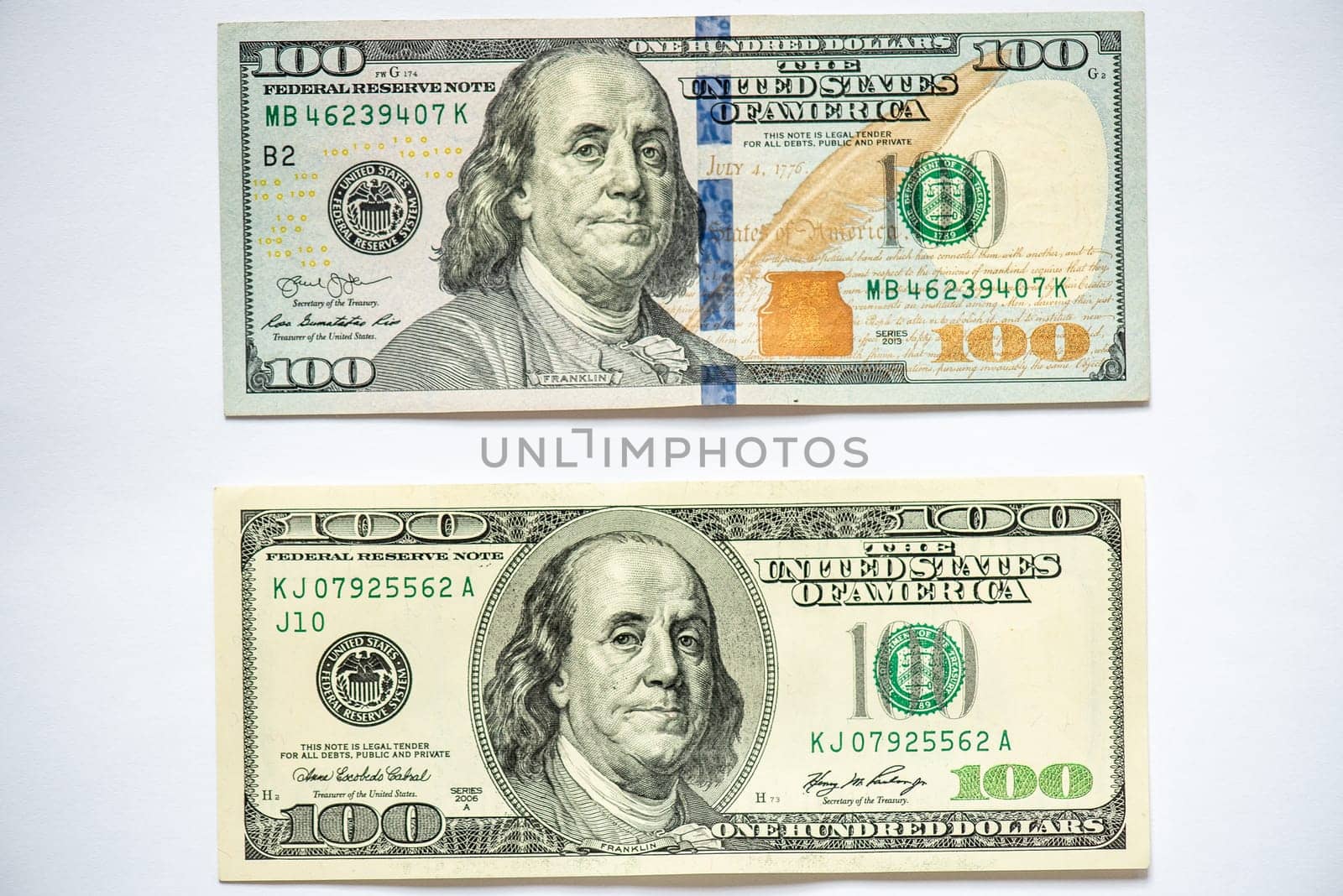 US 100 dollars banknote