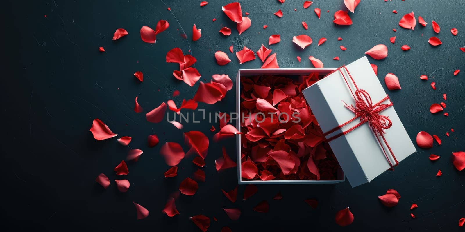 a gift box of romantic love on the valentines day pragma