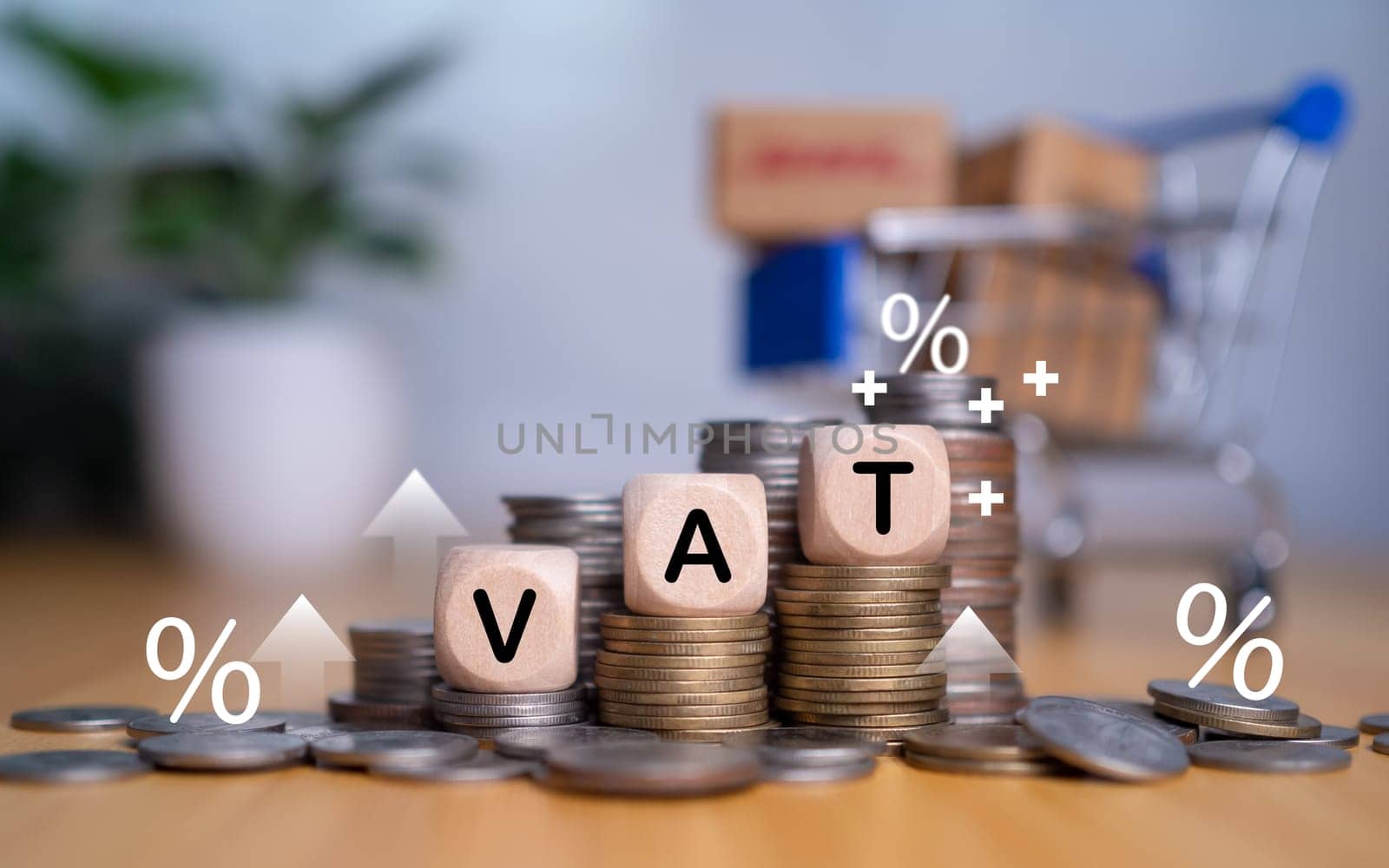 Tax wooden letter, Tax concept.Income tax return, Tax payment and tax deduction planning involve strategies to minimize tax liability, deferring income, tax professional.