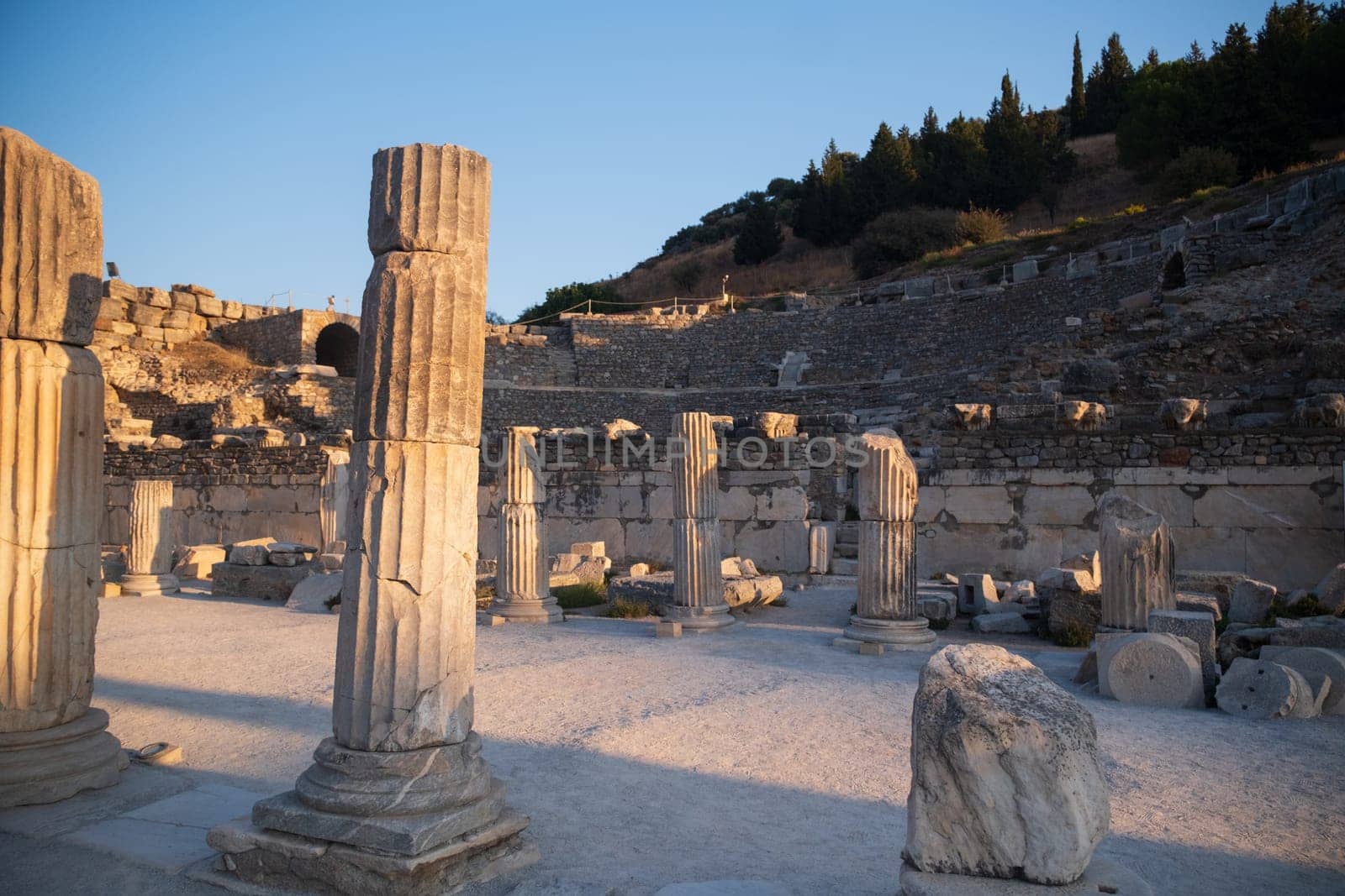 Buildings in the Ancient City of Ephesus, Ancient Buildings. Historical places by senkaya