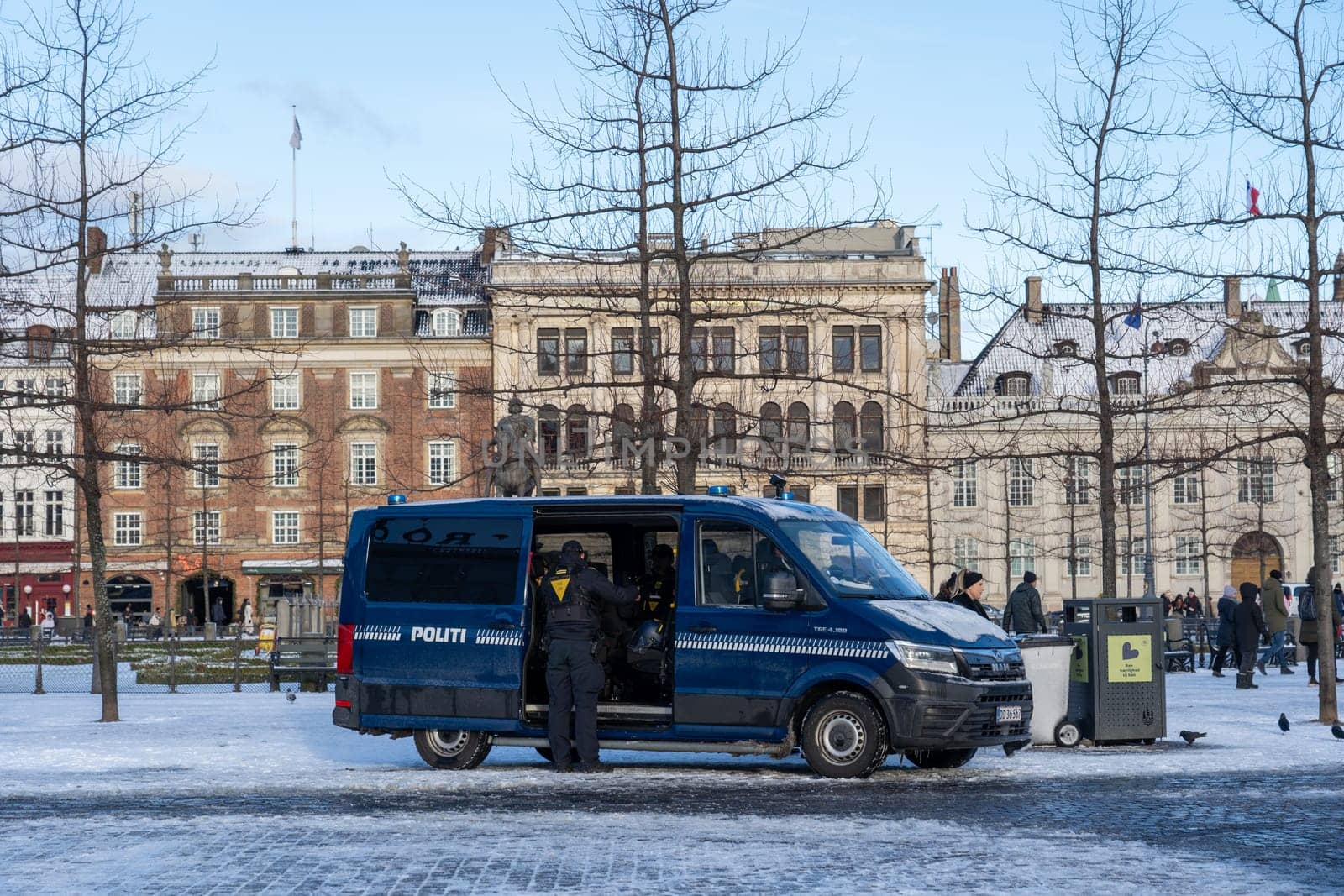 Police Car in Copenhagen, Denmark by oliverfoerstner