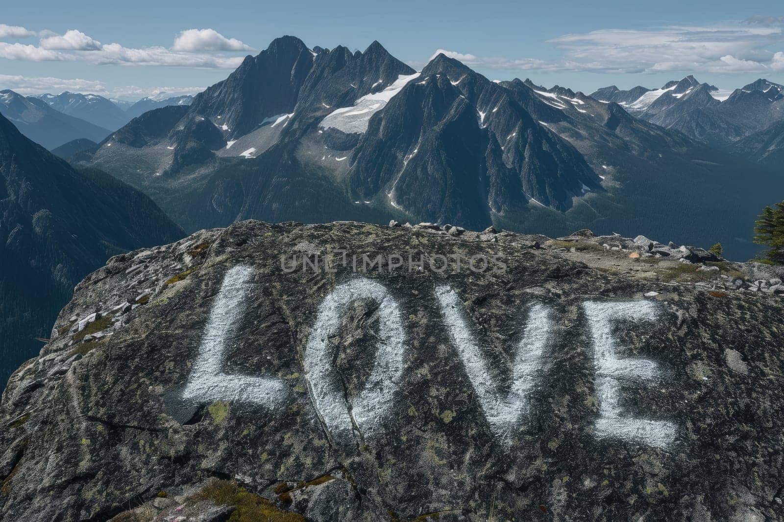 mountain landscape of love for hiking and travel in nature pragma